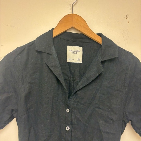 Abercrombie & Fitch Linen Blend Romper - Picture 5 of 11